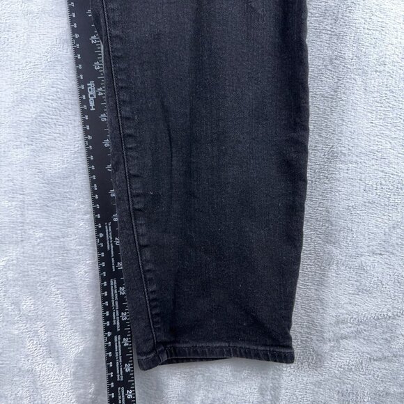 Loft Plus High Waist Skinny Jeans Stretch Slim Pockets Womens Black Size W42 - Picture 8 of 11